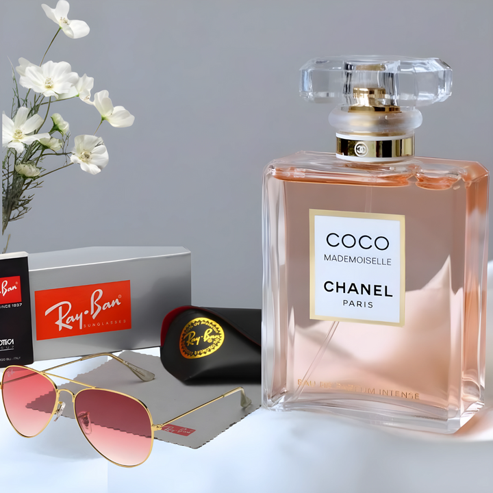 🔥 PROMOCIÓN IMPERDIBLE🔥 COCO MADEMOISELLE CHANEL 100ML + GAFAS RAYBAN GRATIS