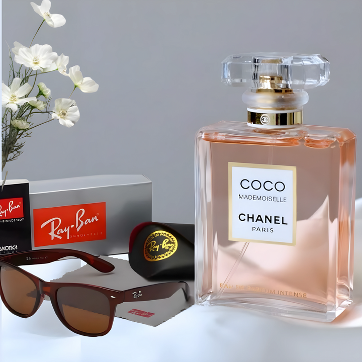 🔥 PROMOCIÓN IMPERDIBLE🔥 COCO MADEMOISELLE CHANEL 100ML + GAFAS RAYBAN GRATIS