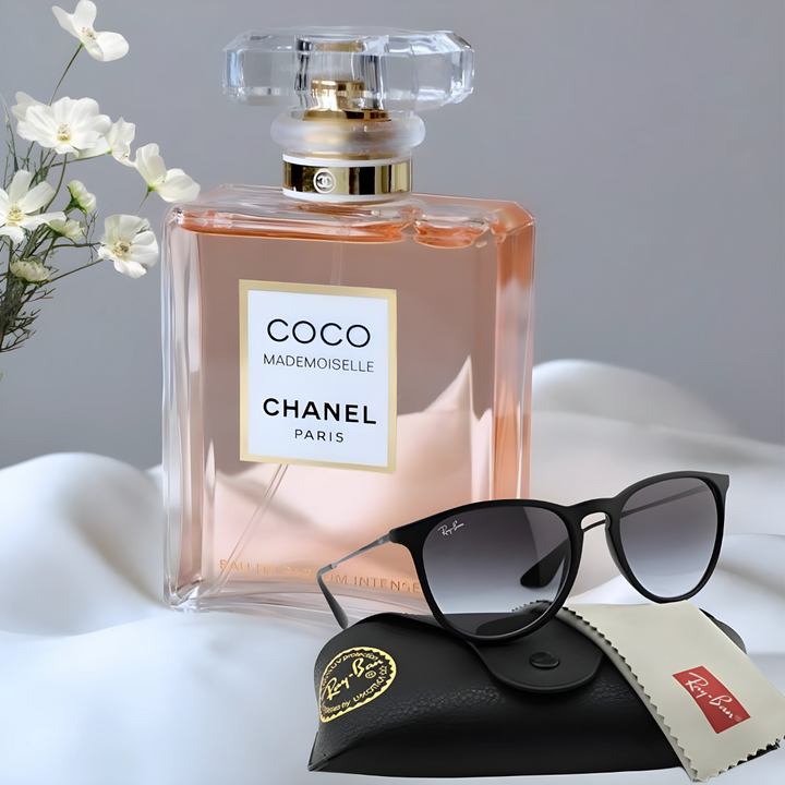 🔥 PROMOCIÓN IMPERDIBLE🔥 COCO MADEMOISELLE CHANEL 100ML + GAFAS RAYBAN GRATIS